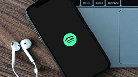 ilustrasi Spotify. (Foto:Pelopor.id/Pixabay/tomasi)