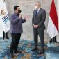 Menteri BUMN Erick Thohir dan bertemu dengan Sir Tony Blair. (Foto:Pelopor.id/Humas Kementerian BUMN)