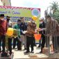 Menko PMK, Muhadjir Effendy saat acara peletakan batu pertama bangunan asrama Pondok Pesantren Modern Al-Kautsar Muhammadiyah di Kabupaten Lima Puluh Kota, Jumat (04/03/2022). (Foto:Pelopor.id/Kemenko PMK)