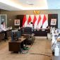 Kementerian Sosial menggelar pertemuan dengan Lembaga Kebijakan Pengadaan Barang/Jasa Pemerintah (LKPP) Kamis, (31/03/2022). (Foto: Humas Kemensos)