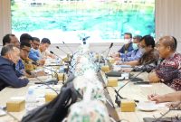 acara dialog dengan Wakil Bupati, DPRD dan nelayan Natuna, Jumat (11/3/2022) di Jakarta.. (Foto:pelopor.id/KKP)