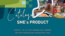 Katalog Produk UMKM di Ajang MotoGP Mandalika. (Foto:Pelopor.id/KemenkopUKM)