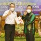 Deklarasi Dukungan Pola Tri Juang dan Rakor Forkopimda dalam rangka PTSL untuk Mewujudkan Gresik Kabupaten Lengkap Tahun 2022 yang diselenggarakan di Kantor Pemerintah Kabupaten Gresik. (Foto:Pelopor.id/Kementerian ATR/BPN)