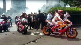 Parade Pebalap MotoGP. (Foto:Pelopor.id/Hari Maulana)