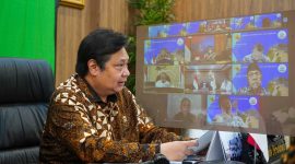 Menteri Koordinator Bidang Perekonomian sekaligus Ketua Dewan SDA Nasional Airlangga Hartarto. (Foto: Pelopor.id/Kemenko Perekonomian)