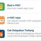 e-HAC di aplikasi PeduliLindungi. (Foto:Pelopor.id/Tangkapan layar)