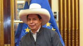 Presiden Peru Pedro Castillo. (Foto: Pelopor.id/Twitter @PedroCastilloTe)