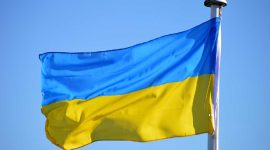 Ilustrasi bendera Ukraina. (Foto: Pelopor.id/Pixabay) 