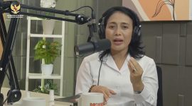 Menteri Pemberdayaan Perempuan dan Perlindungan Anak (PPPA) Bintang Puspayoga. (SS Youtube Podkabs Sekretariat Kabinet)
