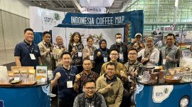 Kopi Unggulan Indonesia Raup Potensi Transaksi Rp283 Miliar di Pameran Specialty Coffee Boston. (Foto:KemenKopUKM)