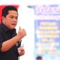Menteri BUMN Erick Thohir saat menghadiri acara Petani Se-Kabupaten Lamogan bertajuk “Petani Mandiri Wujudkan Indonesia Maju Sejahtera” di Desa Besur, Kabupaten Lamongan, Jawa Timur, Sabtu (09/04/2022). (Foto: Humas BUMN)