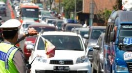 ilustrasi kendaraan mudik. (Foto: Polri)