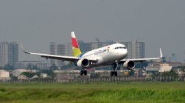 Pesawat Airbus A320 Pelita Air. (Foto: Dok. Pelita Air) 