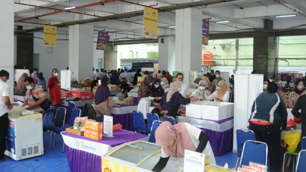 Bazar Ramadhan 2022" pada 7-8 April di parkiran dan lobi Gedung Mina Bahari (GMB) III. (Foto: Humas KKP)
