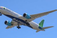 Salah satu armada pesawat Bamboo Airways. (Foto: Pelopor.id/Twitter @bamboo_airways) 