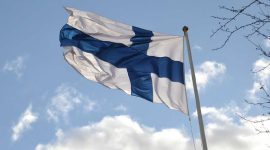 Bendera Finlandia. (Foto: Pelopor.id/Pixabay/Kurunen)