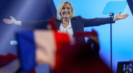 Kandidat presiden sayap kanan Prancis Marine Le Pen. (Foto: Pelopor.id/Twitter @MLP_officiel) 