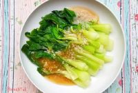 Pakcoy Siram Baceman Bawang. (Foto: Pelopor.id/Cookpad.com) 