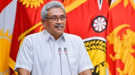 Presiden Sri Lanka Gotabaya Rajapaksa. (Foto: Pelopor.id/Twitter @GotabayaR) 