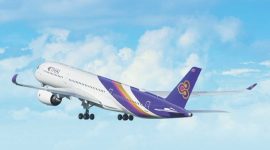 Ilustrasi Thai Airways. (Foto: Pelopor.id/Twitter @ThaiAirways) 