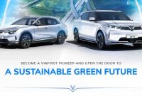 SUV VinFast VF8 dan VF9. (Foto: Pelopor.id/Twitter @VinFastofficial)