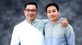 Gubernur Jawa Barat Ridwan Kamil dan anak pertamanya Emmeril Khan Mumtadz. (Foto:instagram)