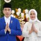 Presiden RI Joko Widodo (Jokowi) beserta Ibu Iriana Jokowi. (Foto: Setkab)