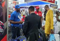 ITPC Lagos, mempromosikan produk suku cadang kendaraan buatan RI dalam pameran dagang West Africa Auto Show (WAAS) yang berlangsung pada 17-19 Mei 2022 di Landmark Centre Lagos, Nigeria. (Foto:Pelopor.id/Kemendag)