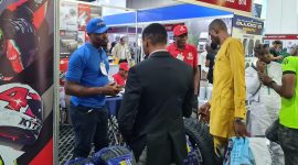 ITPC Lagos, mempromosikan produk suku cadang kendaraan buatan RI dalam pameran dagang West Africa Auto Show (WAAS) yang berlangsung pada 17-19 Mei 2022 di Landmark Centre Lagos, Nigeria. (Foto:Pelopor.id/Kemendag)