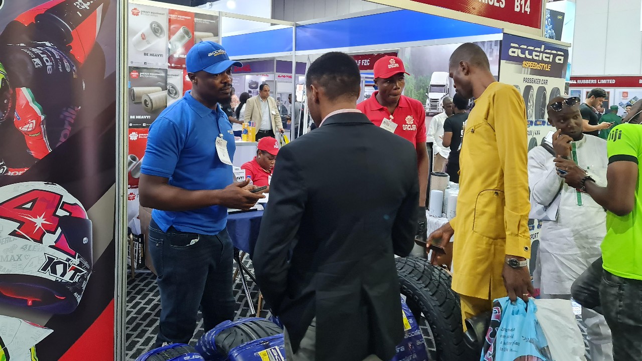 ITPC Lagos, mempromosikan produk suku cadang kendaraan buatan RI dalam pameran dagang West Africa Auto Show (WAAS) yang berlangsung pada 17-19 Mei 2022 di Landmark Centre Lagos, Nigeria. (Foto:Pelopor.id/Kemendag)