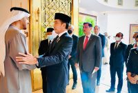 Presiden Jokowi menyampaikan dukacita atas wafatnya Yang Mulia Sheikh Khalifa bin Zayed Al Nahyan. (Foto: Pelopor.id/BPMI Setpres/Laily Rachev)