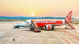 Salah satu armada AirAsia. (Foto: Pelopor.id/Pixabay) 