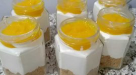 Lemon Cheesecake in Jar. (Foto: Pelopor.id/Cookpad) 