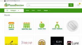 Tampilan website Plaza Banten. (Foto: Pelopor.id/plazabanten.com) 