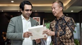 Menperin Agus Gumiwang bertemu Menteri Industri dan Produksi Pakistan, Syed Murtaza Mahmud. (Foto:pelopor.id/Kemenperin)