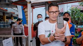 Menteri Pariwisata dan Ekonomi Kreatif/Kepala Badan Pariwisata dan Ekonomi Kreatif (Menparekraf/Kabaparekraf), Sandiaga Salahuddin Uno. (Foto:Pelopor.id/Kemenparekraf)