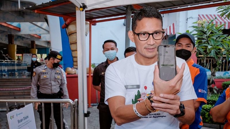 Menteri Pariwisata dan Ekonomi Kreatif/Kepala Badan Pariwisata dan Ekonomi Kreatif (Menparekraf/Kabaparekraf), Sandiaga Salahuddin Uno. (Foto:Pelopor.id/Kemenparekraf)