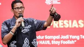 Menparekraf Sandiaga Uno. (Foto:Pelopor.id/Kemenparekraf)