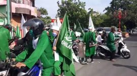 Konvoi Khilafatul Muslimin di Cawang, Jakarta Timur. (Foto:Pelopor.id/Ist)