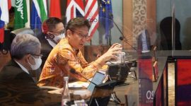 Menteri Kesehatan RI Budi Gunadi Sadikin di acara Health Working Group, Lombok, NTB. (Foto: Pelopor.id/Kemenkes)