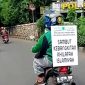 Konvoi motor bawa poster 'Khilafah Islamiyah' di Cawang, Jaktim. (Foto: Pelopor.id/tangkapan layar)