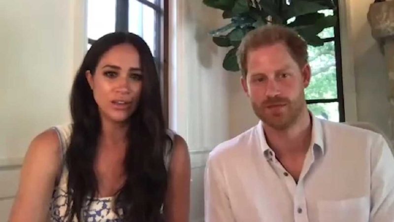 Meghan Markle dan Pangeran Harry. (Foto: Pelopor.id/Twitter) 