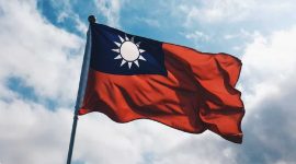 Bendera Taiwan. (Foto: Pelopor.id/Unsplash/xandreaswork) 