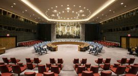 Ruang Dewan Keamanan PBB atau UN Security Council (UNSC). (Foto: Pelopor.id/Twitter @UN) 
