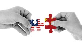 Ilustrasi Amerika Serikat (AS) dan Tiongkok. (Foto: Pelopor.id/Pixabay/Henrix_photos)