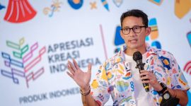 Menteri Pariwisata dan Ekonomi Kreatif/Kepala Badan Pariwisata dan Ekonomi Kreatif (Menparekraf/Kabaparekraf), Sandiaga Salahuddin Uno. (Foto:Pelopor.id/Kemenparekraf)