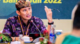 Menteri Pariwisata dan Ekonomi Kreatif/Kepala Badan Pariwisata dan Ekonomi Kreatif (Menparekraf/Kabaparekraf), Sandiaga Salahuddin Uno. (Foto: Pelopor.id/Kemenparekraf)