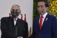 Presiden RI Joko Widodo (Jokowi) menerima kunjungan resmi Presiden Timor Leste José Ramos-Horta di Istana Kepresidenan Bogor, Jawa Barat, Selasa (19/07/2022). (Foto: Pelopor.id/Setkab)