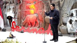 Menteri BUMN Erick Thohir saat peresmian transformasi Sarinah di Jakarta, Kamis (14/7/2022). (Foto: Pelopor.id/Kementerian BUMN)
