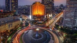 Bundaran Hotel Indonesia. (Foto: Pelopor.id/Bappeda DKI Jakarta)